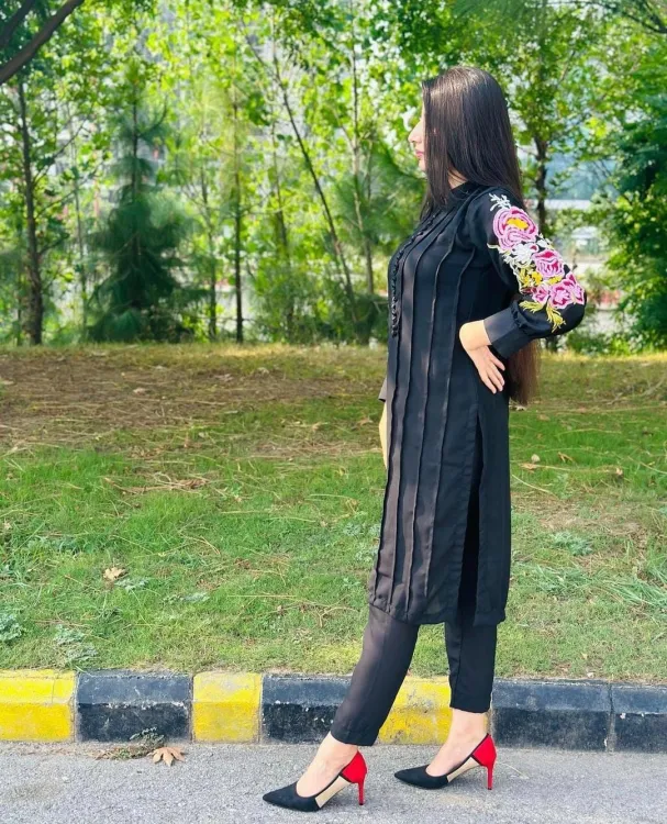 Jasmin Embroidery Sleeves 2 Pcs β Women's Stitched Arabic Lawn Suit