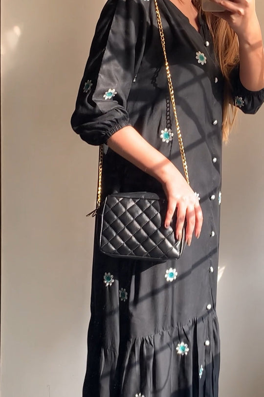 FLORUM - New Embroidered Long FrockaFLORUM - New Embroidered Long Frock