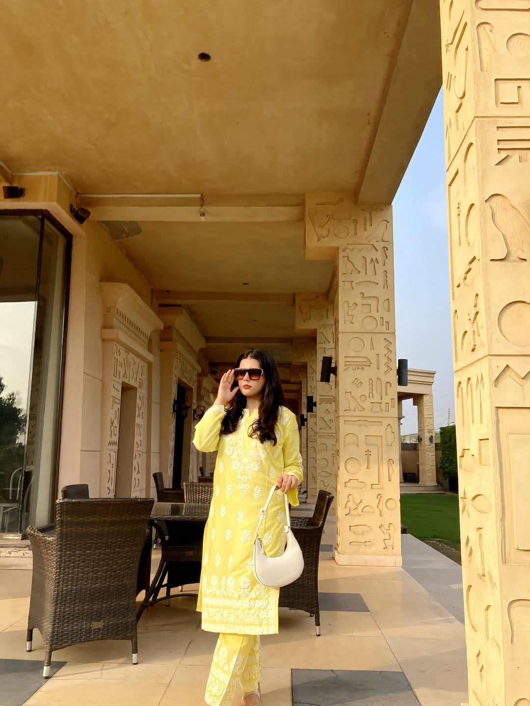 2 Pcs Women's Stitched Linen Chikankari Embroidered Shirt and Trouser