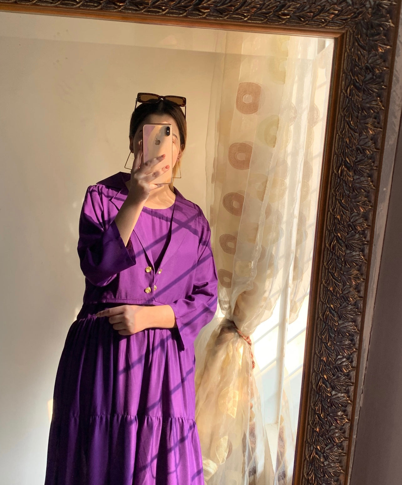 Women’s Stitched Embroidered Maxi with Jacket