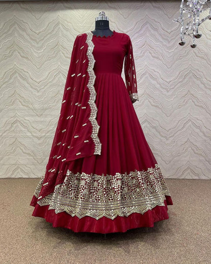 3 Pcs Women's Stitched Shamoz Silk Embroidered Suit
