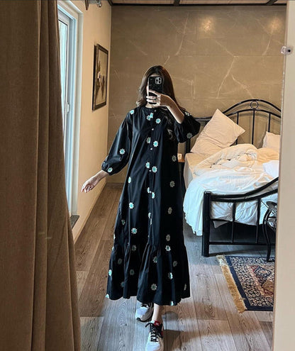 FLORUM - New Embroidered Long FrockaFLORUM - New Embroidered Long Frock